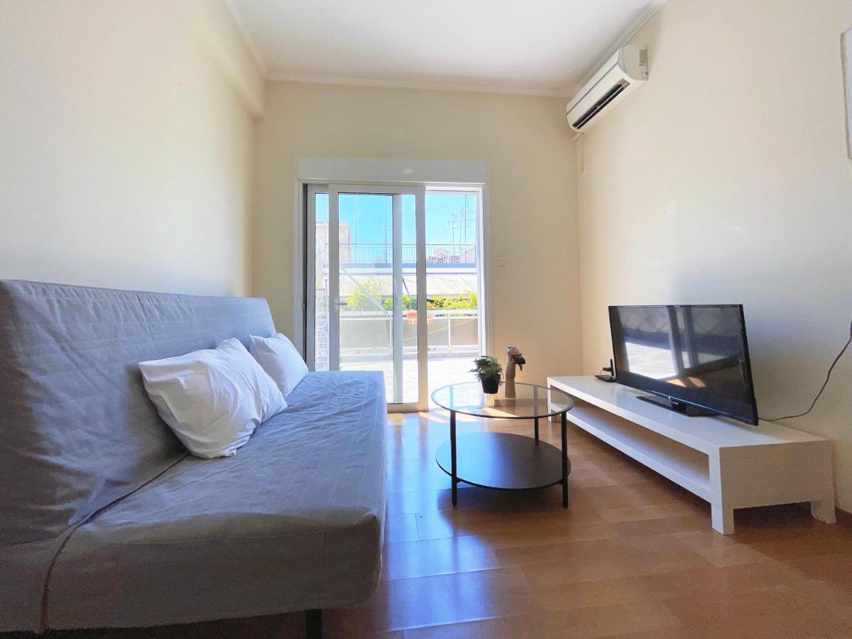 Wsd Luxury Stylish 1Bd Apt With City View Balcony Атина Екстериор снимка