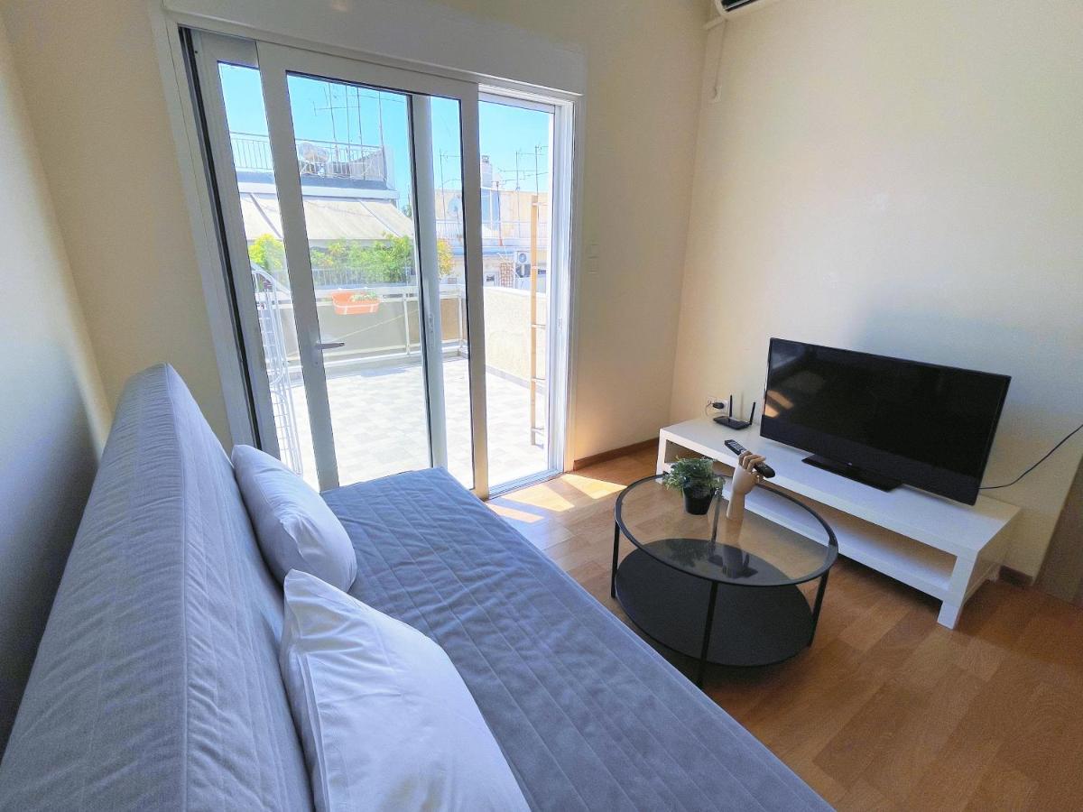 Wsd Luxury Stylish 1Bd Apt With City View Balcony Атина Екстериор снимка