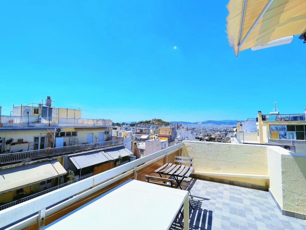 Wsd Luxury Stylish 1Bd Apt With City View Balcony Атина Екстериор снимка