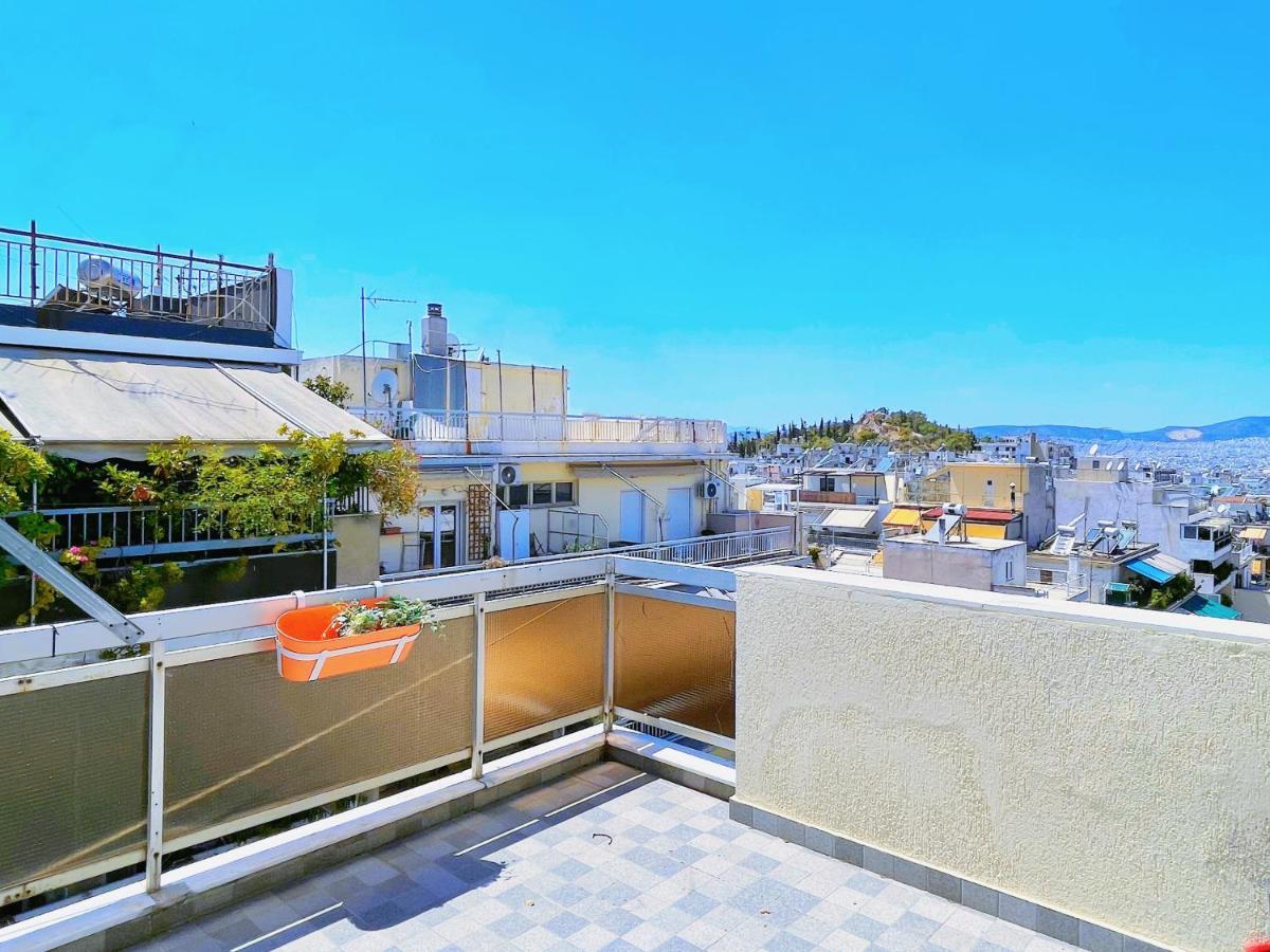 Wsd Luxury Stylish 1Bd Apt With City View Balcony Атина Екстериор снимка